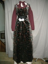 Victorian Dress Edwardian Womens Costume Civil War Style Reenactment Outfit