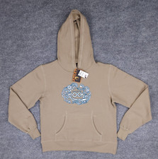 Ariat Hoodie Womens Large Brown Country Rock Hooded Pockets Cotton Music Stone