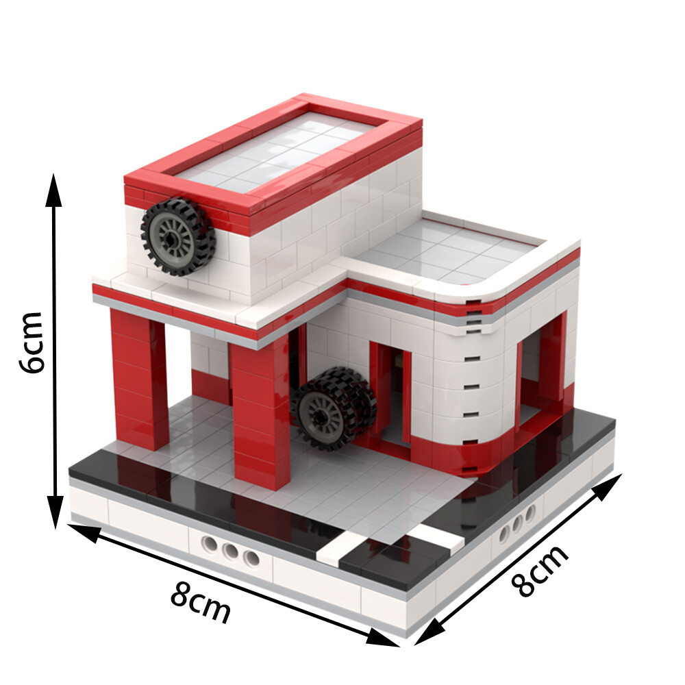 C5342 Mini Garage Modular City Building Toy Set with 401 Parts Free Shipping