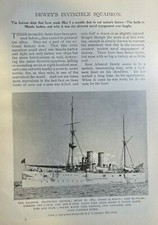 1898 Admiral George Dewey Invincible Squadron Spanish American War illustrated