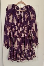 Ulla Johnson  Tie Dye Mini Silk Dress Size 00
