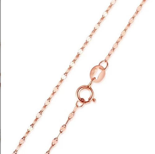 Real 18K Au 750 Yellow Gold Chain Women Gold Chain 1.2mm Gold Necklace 18 InchL - Picture 14 of 14