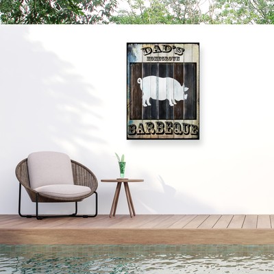 LightBoxJournal 'Dad's BBQ 2' Outdoor Canvas 18x24