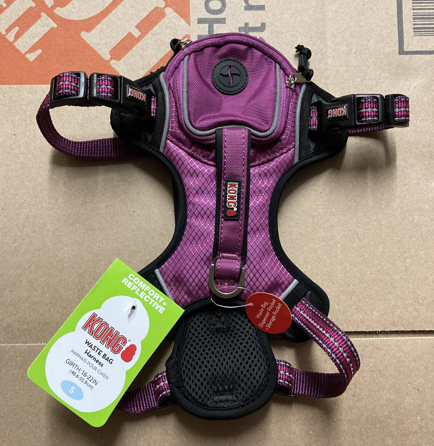 kong waste bag harness large