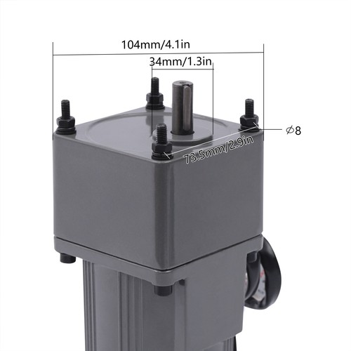 220V 90W Motor mit einstellbarer Drehzahl Stufenlos Frequenzumrichtermotor (20K) - Bild 6 von 24
