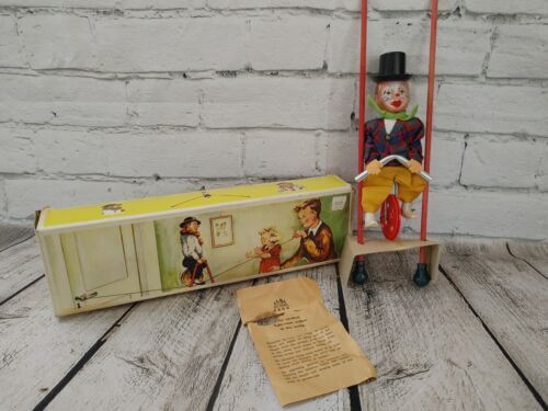 Vintage 1950's FEWO/FECO Unicycle Balancing Clown, W Vintage 1950's FEWO/FECO Unicycle Balancing Clown, W