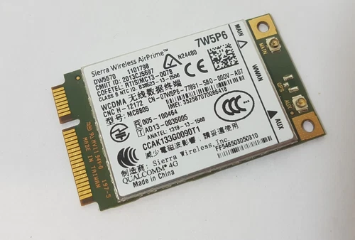 Sierra Wireless AirPrime DW5570 07W5P6 MC8805 4G HSPA+ Dell Latitude E6540 E6440