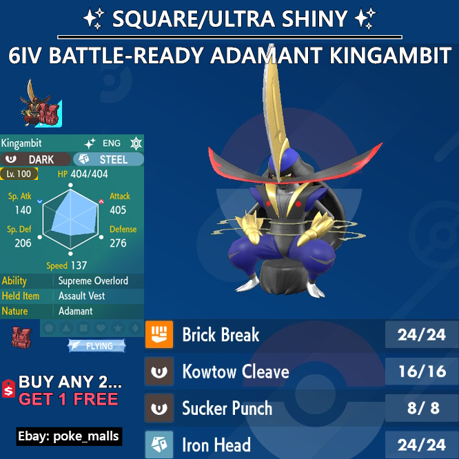 Kingambit (Pokémon) - Pokémon Go