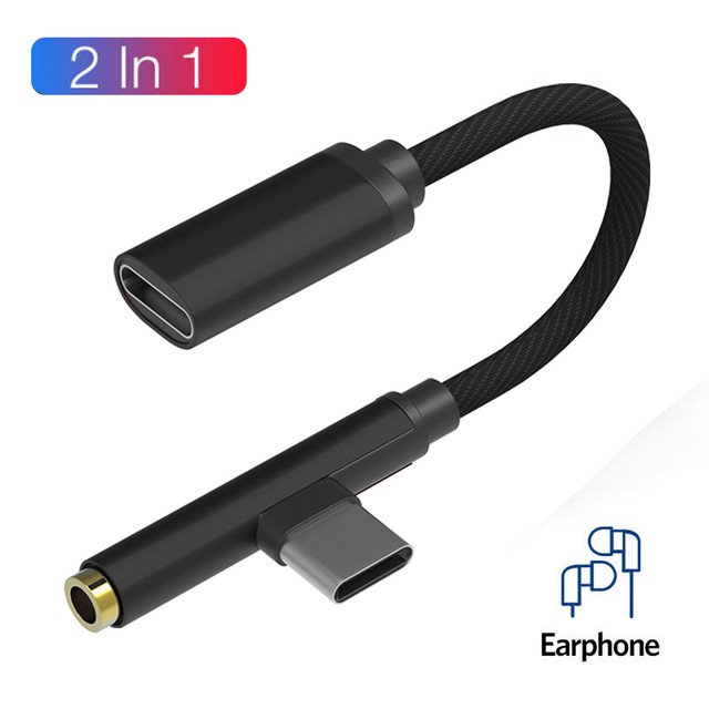 Huawei Mate 10 Pro Xiaomi 6 Nubia Z17 Black Usb C To 3 5mm Adapter 2 In 1 Type C To 3 5mm Audio Charge Cable Compatible With Motoz Hi Fi Home Audio Accessories Clinicadelpieaitanalopez Com