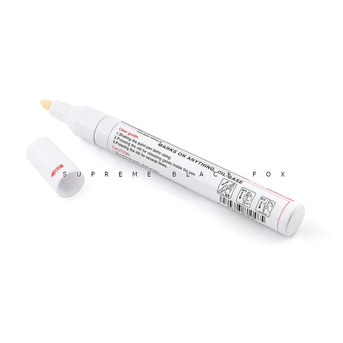 White Paint Marker Pen Tire Letters Waterproof Permanent Lettering Rubber Ink