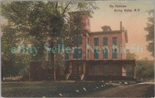 Spring Valley NY - THE FAIRVIEW HOUSE - Postcard Victorian Architecture