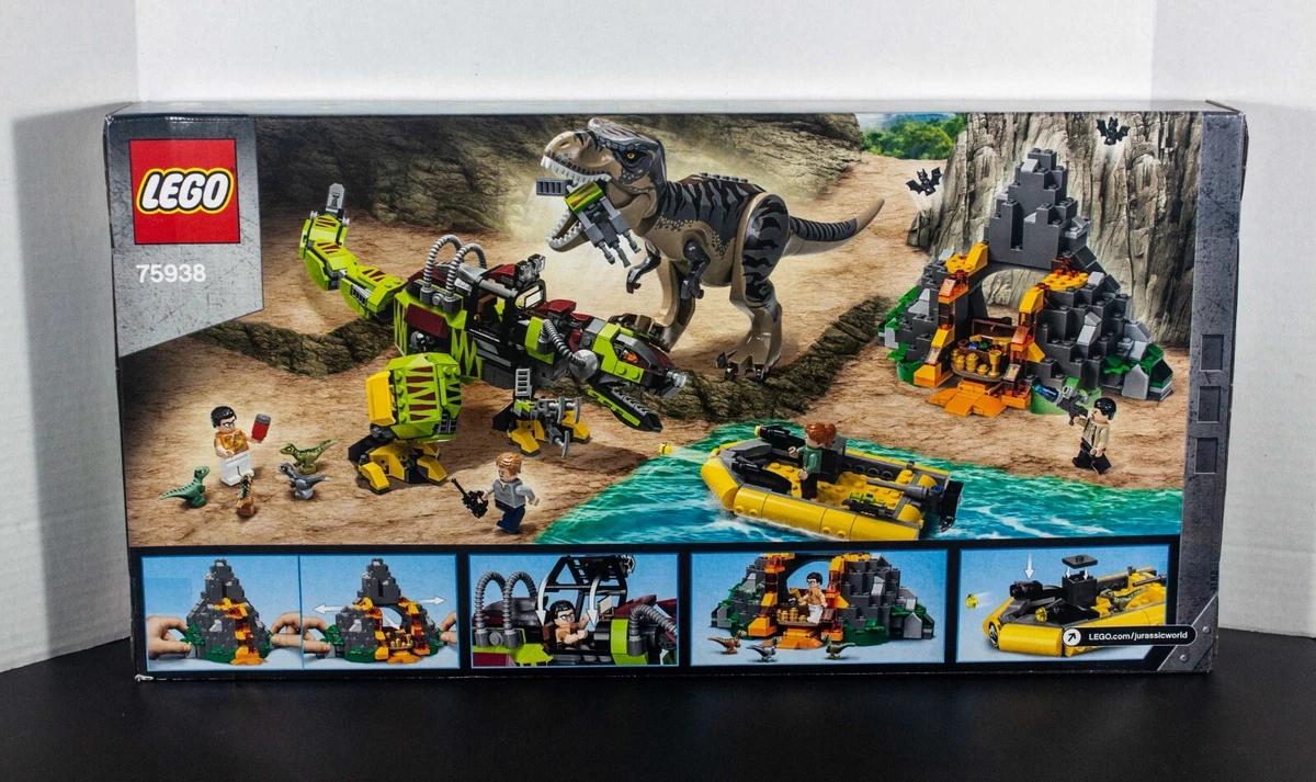 LEGO Jurassic World T REX VS DINO MECH BATTLE 75938 Dinosaur Velociraptor SEALED