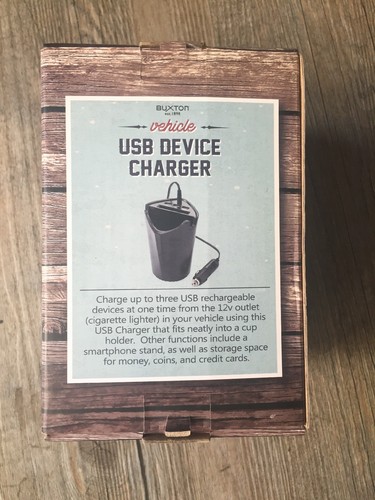 Buxton Automotive Cup Holder USB Charger - Picture 3 of 4
