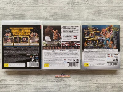 SONY PS3 WWE Legends of Wrestle Mania & EA Sports MMA & WWE All