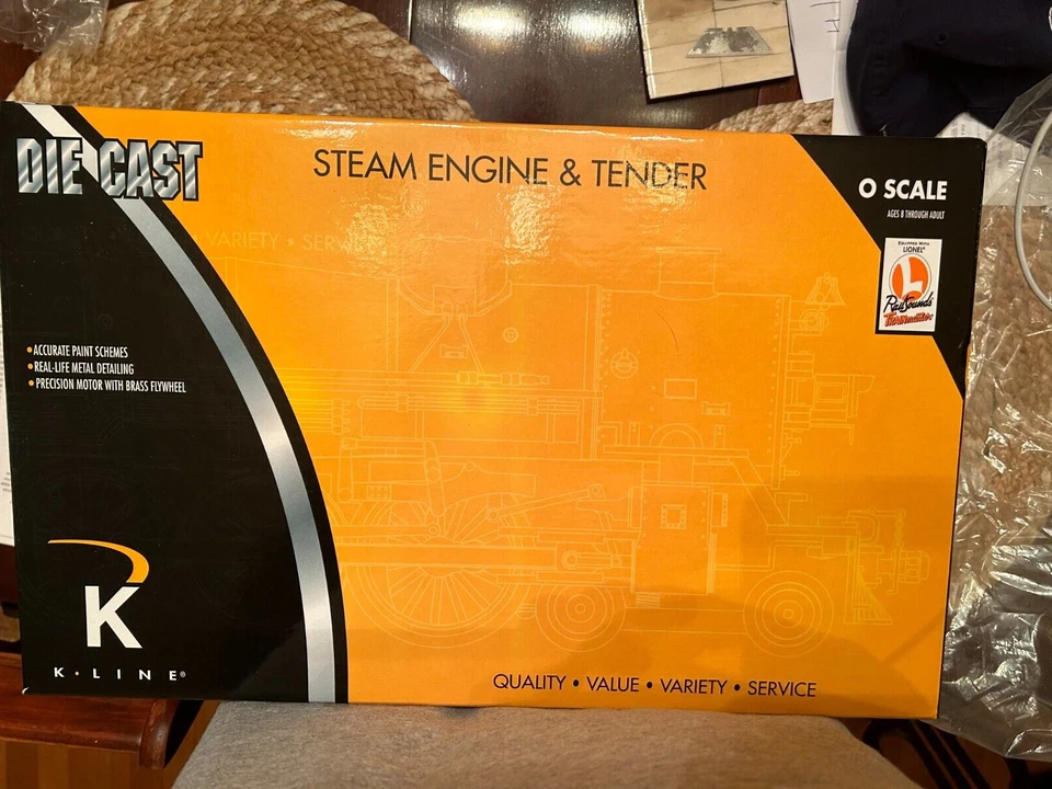 K-LINE P&R SEASHORE B6 STEAM ENGINE w/ TENDER. New in box. Item No. K3480-001 - Image 2 of 4