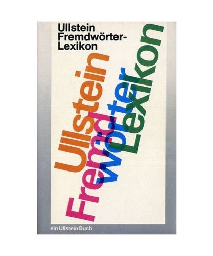 Ullstein Fremdwörter-Lexikon, Roland Schacht (Herausgeber)
