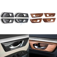 4pcs/Set Inner Door Handle Bowl Cover Decor Accessories For Honda CRV 2017-2022
