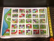 Pristine 17"X11" Laminated double sided Community 2A  Community Map 2B Nystrom