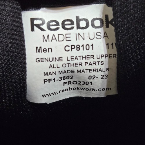 Reebok Postal Express Mens Size 11W Blac Athletic Shoes CP8101 New in Box Boots - Picture 5 of 7