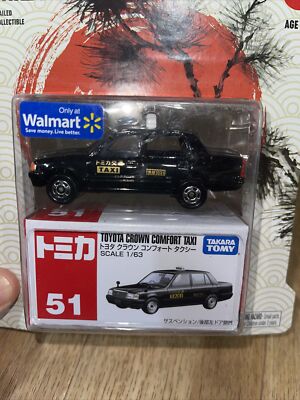 トミカトヨタCROWN COMFORT Tomy Tomica Toyota Crown Comfort Taxi Walmart Exclusive