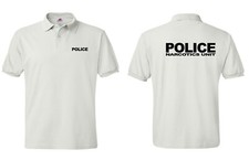 Police Logo Drugs Law Enforcement Polo shirts S-5XL sizes