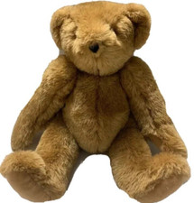 Authentic Brown VERMONT TEDDY BEAR US No 1 Handmade Born in Vermont Stamped Eyes