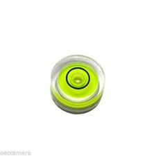 ONE 14mm X 8mm Disc Bubble Spirit Level Round Circular Circle Yellow NEW