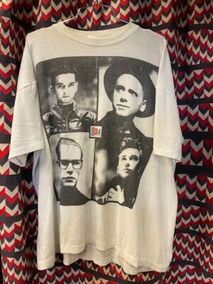 Depeche Mode USA Tour 1988 T-shirt, Depeche Mode White Unisex Tshirt