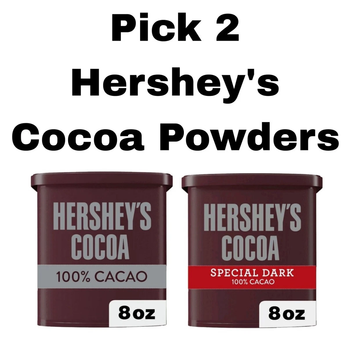 Hershey's Special Dark Chocolate Cocoa, 8Ounce Can (Pack, 47 OFF