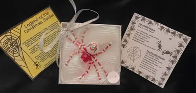 Holiday Christmas Spider Ornament with legend ,Great Gift #114 Ohio State 