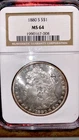1880 S Morgan Silver Dollar NGC GRADED MS64