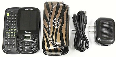 Samsung Evergreen SGH-A667 Black AT&T Rare Cellular Slider