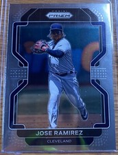 2022 Prizm Baseball Tier II Base #182 Jose Ramirez - Cleveland Indians
