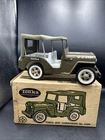 1965 Tonka Jeep Commander No 2304 Pressed Steel Military Jeep w Original Box -EL