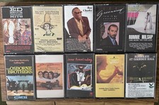COUNTRY CASSETTE TAPES LOT OF 10 ROCK CLASSICS RONNIE, RAY CHARLES, WESTERN