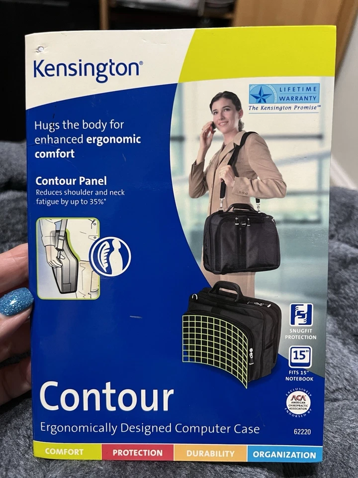 Nuevo Kensington Contour Pro xBrace 15" Laptop Notebook Estuche Bolso Nuevo con Etiquetas Foto 4 de 4