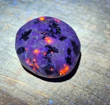 Natural Sodalite - Emberlite Stone UV Reactive Fluorescent Yooperlite - Gemstone