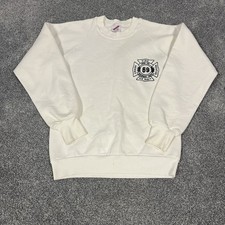 Vintage US Navy Fire Crash Rescue 90s Jerzees Crewneck Sweatshirt USA Made S