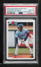 2020 Bowman Heritage Prospects Image Variation Wander Franco PSA 10 GEM MT m4h