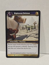 Righteous Defense World Of Warcraft TCG Fires Of Outland Regular Uncommon