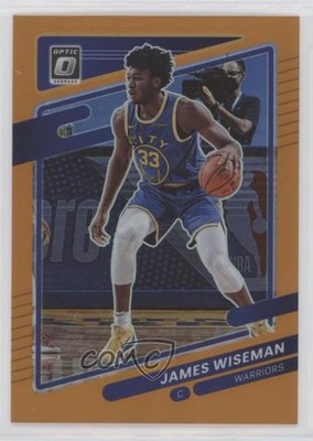 2021-22 Panini Donruss Optic Orange Prizm 142/199 James Wiseman #135 pe8