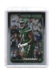 2024 Topps Chrome #238 Olu Fashanu Refractor
