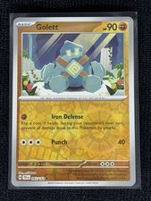 golett pokemon card value (122/086) PokeGuard prevent all damage done to this Pokmon by attacks. Golett - 58/124 - Common