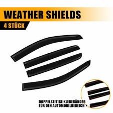 Windabweiser Regenabweiser Windschutz Schwarz für Ford Ranger T6 T7 T8 2012-2022
