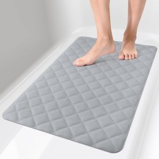 Bathtub Shower Mat Non Slip, Natural Rubber Bath Tub Floor Liner Mats with St...