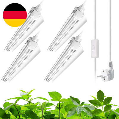 Barrina T8 Grow Lampe, 96W (4 X 24W), Vollspektrum, 60Cm Led Wachsen Licht, V-Sh