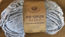 Lion Brand Re-Spun Thick  Quick Yarn "Silver" 1 Skein 2165
