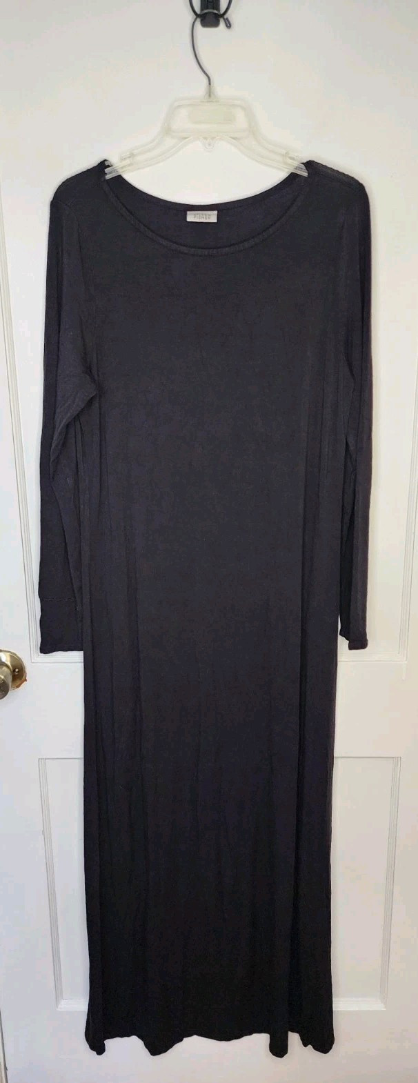 eileen fisher long black dress eileen fisher dress black Washable Stretch Velvet Stretch Velvet Dress Eileen Fisher Renew-parroquiadesanalbertomagno.com