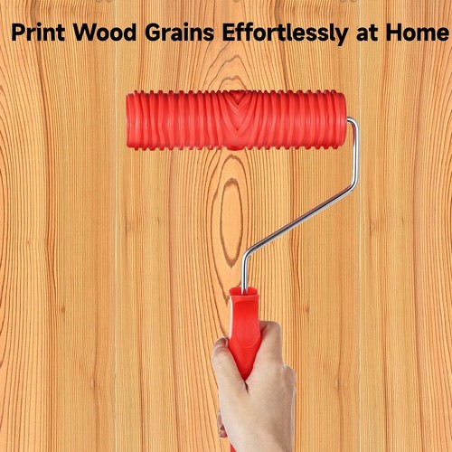 Wood Graining Tool, 6PCS Wood Grain Painting Tool Set, Wood Grain Painting Ro... - Picture 2 of 6