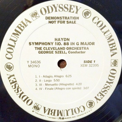Joseph Haydn, The Cleveland Orchestra, George Szell, Symphony No
